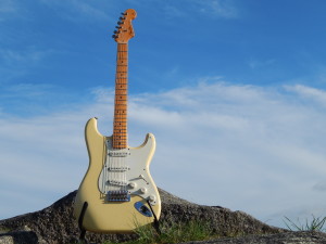The White Fender Guitar - main axe for this album